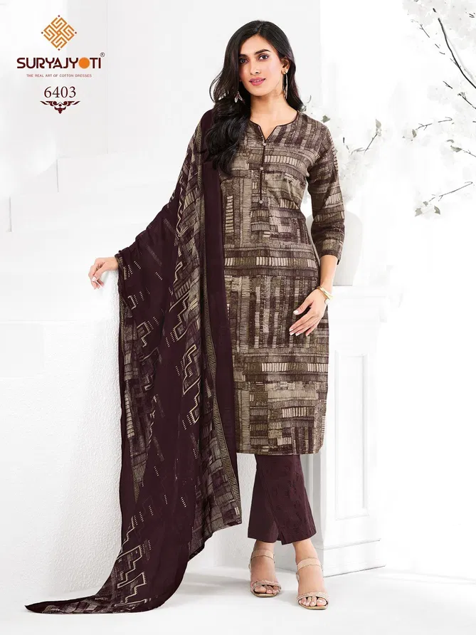 Trendy Cotton Vol 64 By Suryajyoti Cotton Printed Readymade Dress Orders In India